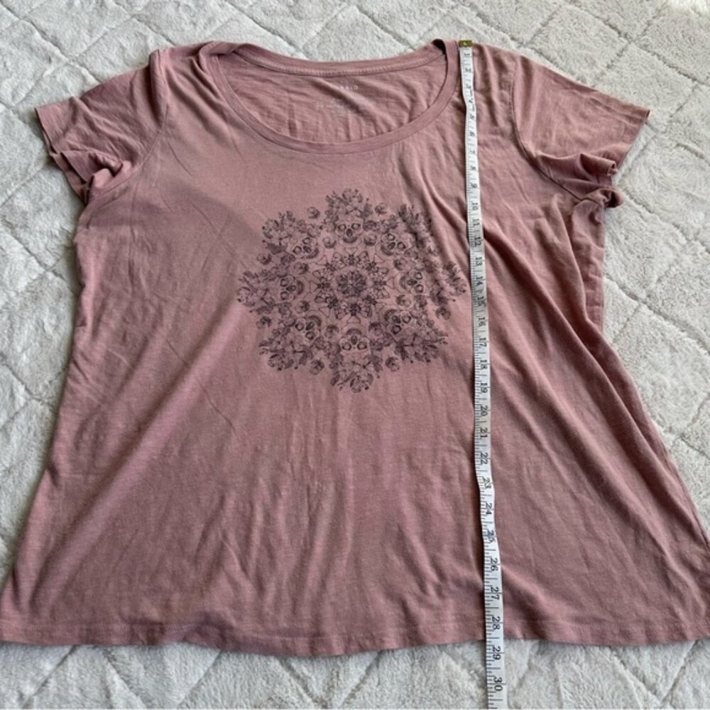 Torrid | Peach Skull Mandala Graphic Crew Neck Tee Shirt | Size 3X - Picture 11 of 11
